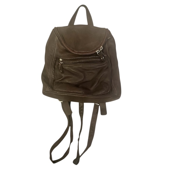 Pelle Studio Brown Leather Backpack - Picture 2 of 4